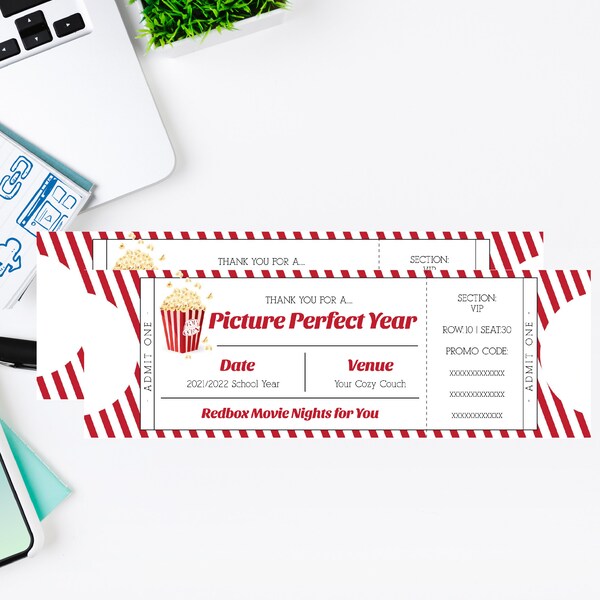 Redbox Teacher Gift - Etsy