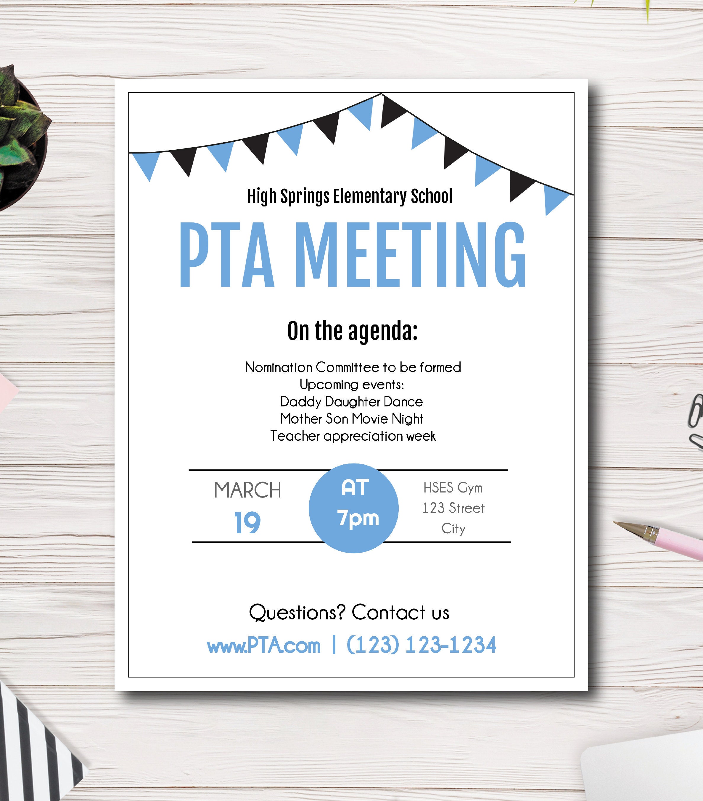 Meeting Announcement Flyer Template Meeting Announcement Flyer Template