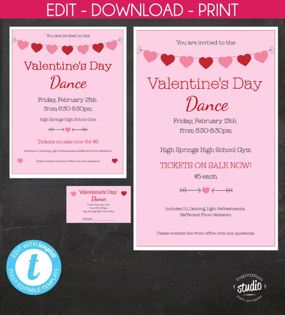 Best Valentines Day Party Flyer 56pixels Com