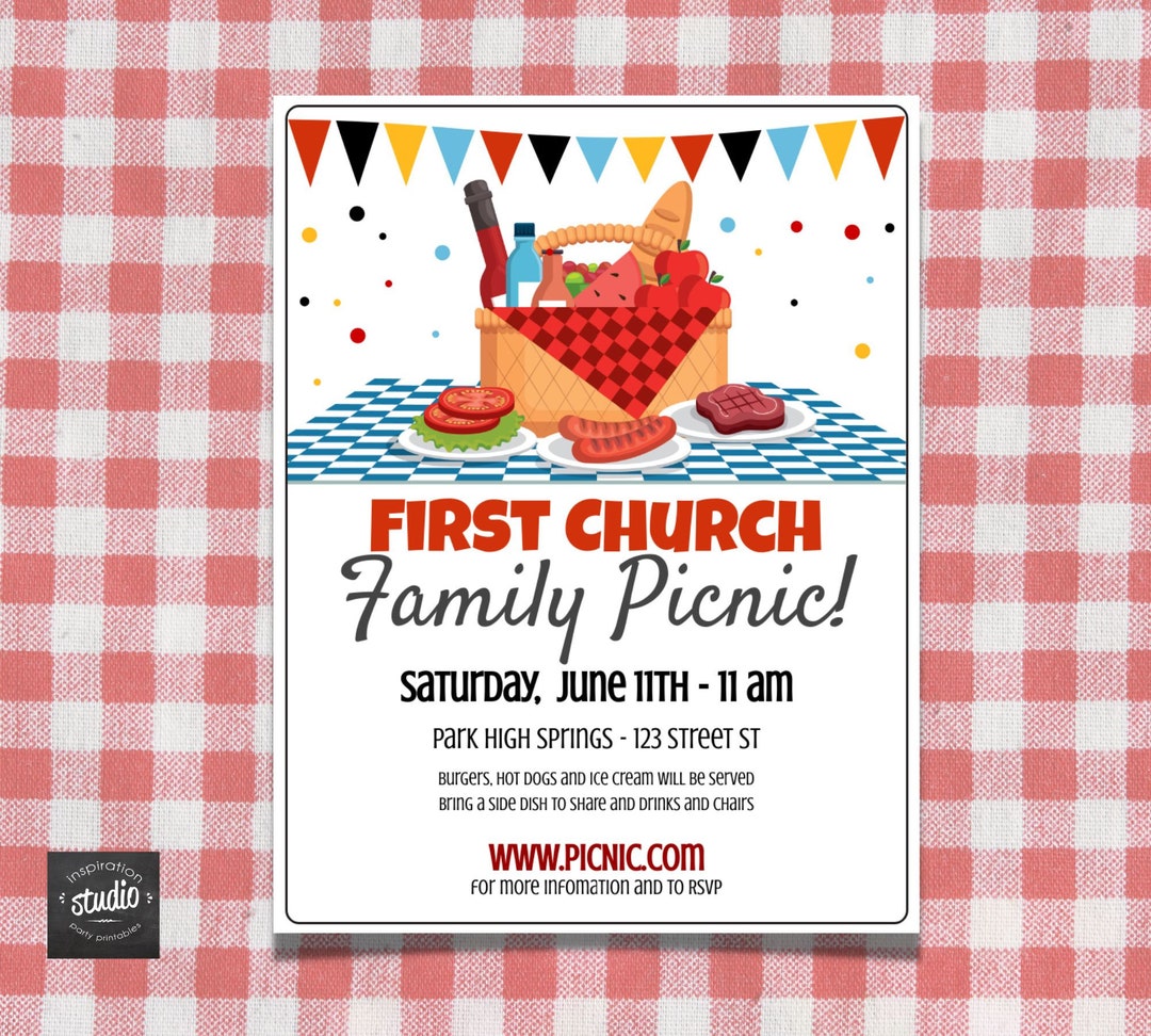 Church Picnic Flyer Template Family Picnic Flyer Church Flyer Church Picnic Flyer Template Family Picnic Flyer Church Flyer