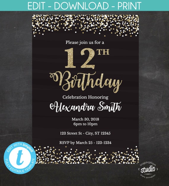 12th-birthday-invitation-easy-to-use-template-2-size-options-by