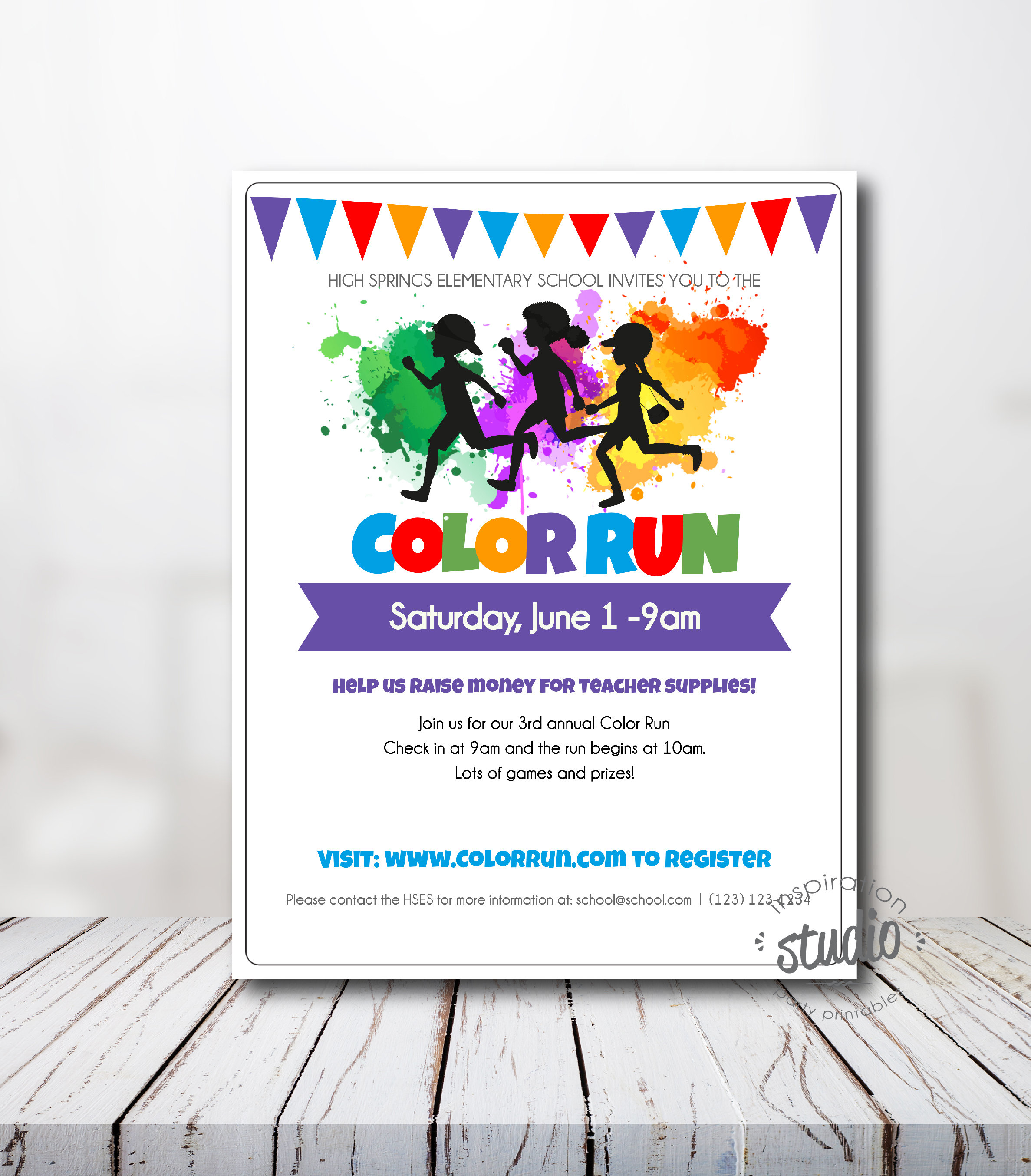 editable-color-run-flyer-poster-printable-invitation