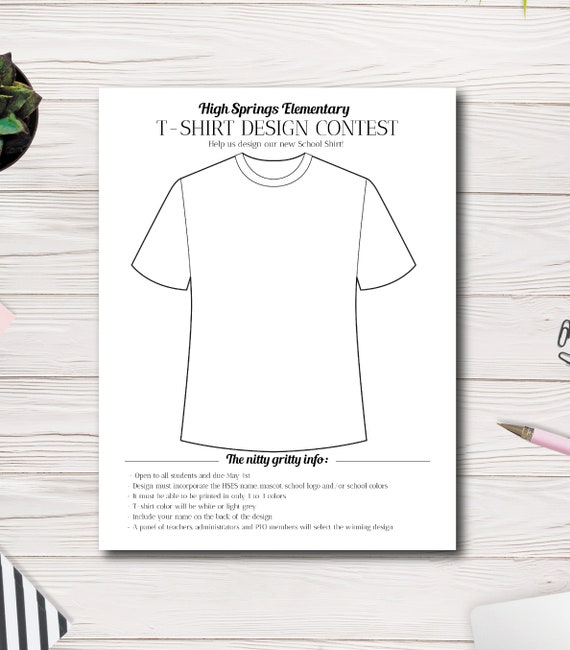 T Shirt Design Contest Flyer Form - Fill Out and Sign Printable PDF  Template