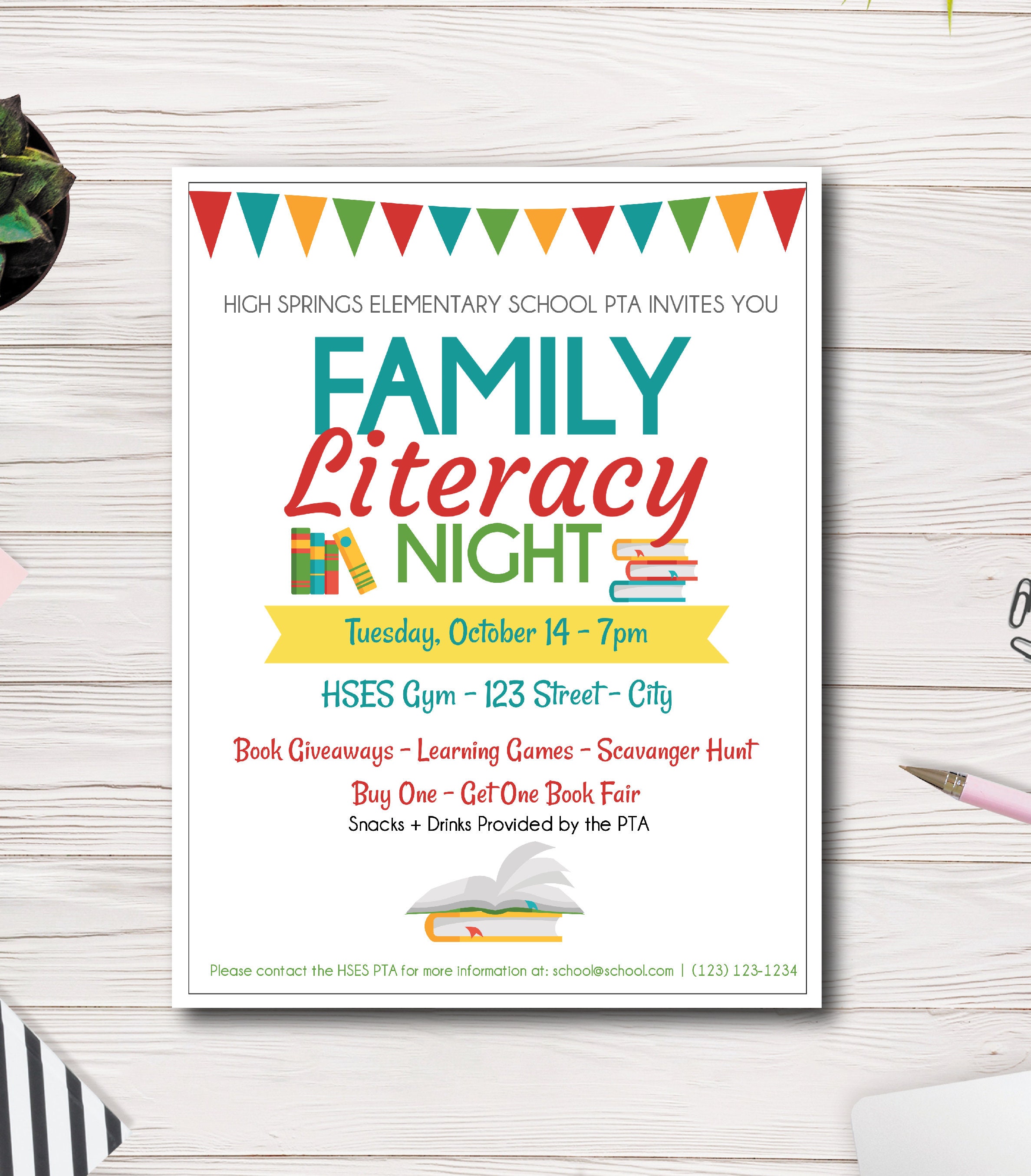 family-night-flyer-template