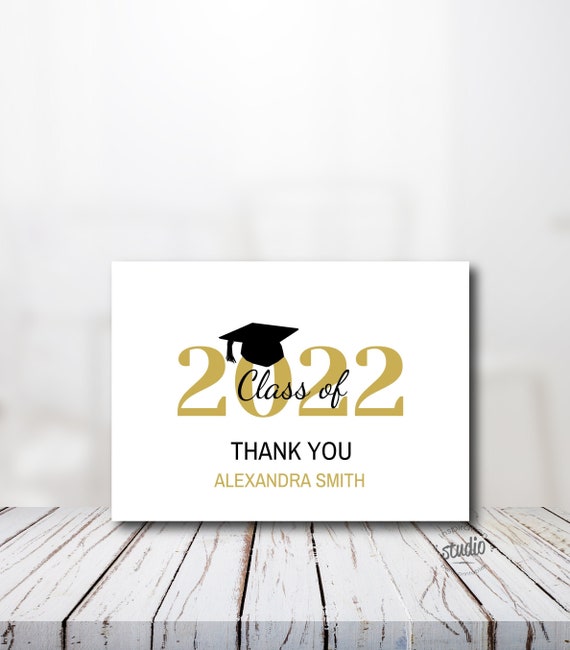 Graduation Thank You Folded Card You Pick The Colors Printable Invitation Easy To Use Template Thank You Note Class Of 22 By Inspiration Studio Catch My Party Graduation Thank You Folded Card You Pick The Colors Printable Invitation Easy To Use Template Thank You Note Class Of 22 By Inspiration Studio Catch My Party
