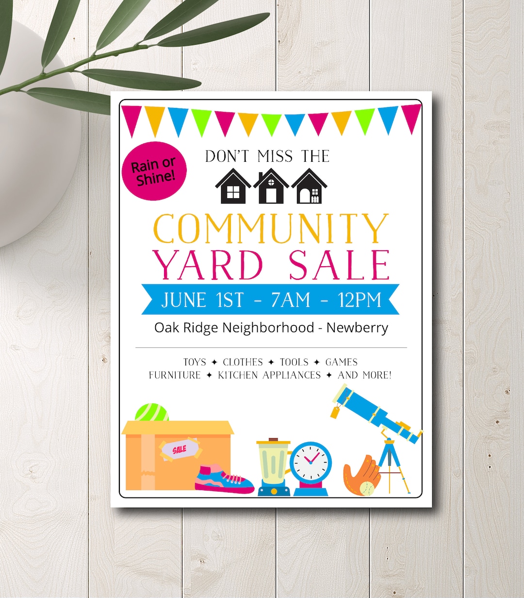 buy-community-yard-sale-flyer-template-spring-garage-sale-flyer-neighborhood-yard-sale-fundraiser-easy-to-use-template-edit-yourself-online-in-india-etsy