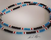 Jim Morrison-1969 Zephyr Edition-Native American Cobra Bead Necklace Hippie necklace Hippie bead necklace Rock music jewelry bead necklace