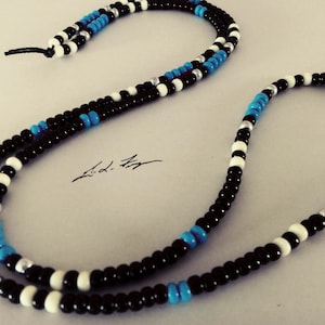 Jim Morrison Style Zephyr Edition cobra necklace/hippie necklace/hippie jewelry/hippie bead necklace
