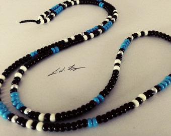 Jim Morrison Zephyr Edition cobra necklace/hippie necklace/hippie jewelry/hippie bead necklace