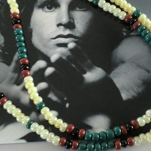 Jim Morrison 1967 Vintage Cobra Necklace Version2 photo shoot Cobra Bead Necklace Authentic/Replica