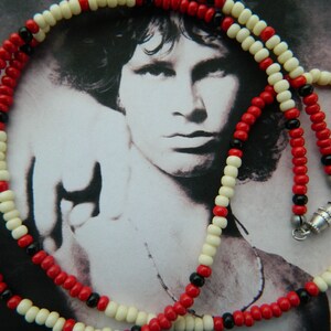 Jim Morrison 1980 Limited Edition Modern/ Red Cobra Necklace/Jim Morrison necklace/Hippie Jewelry/Hippie necklace/rock music jewelry image 5