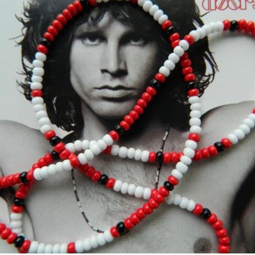 Jim Morrison Cobra Bead Necklace: 1985 Elektra Album Replica