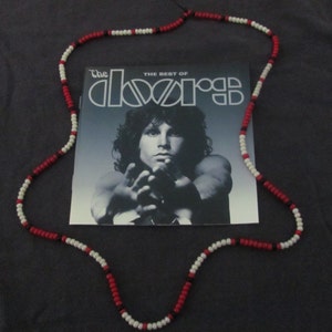 Jim Morrison Cobra Necklace Version2/1985 Elektra Red bead cobra necklace (Movie Necklace)