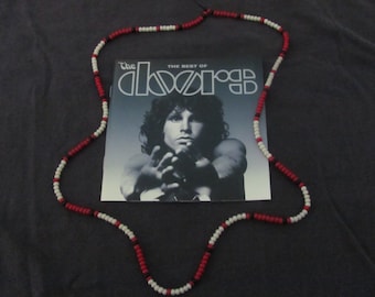 Jim Morrison Cobra Necklace Version2/1985 Elektra Red bead cobra necklace (Movie Necklace)