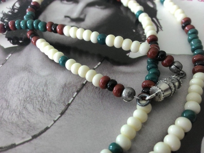 Collier cobra moderne vintage 67 Jim Morrison/collier séance photo jeune lion/bijoux hippie/collier hippie/bijoux musique rock image 4