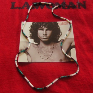 Jim Morrison 1967 Collana Cobra/L'esatta replica autentica Collana di perline/Collana Hippie/Collana di perline personalizzata/Gioielli Boho/Perline immagine 3