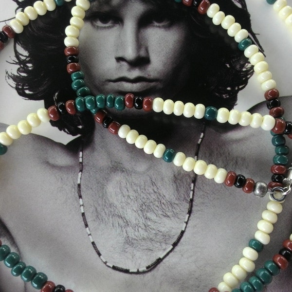 Jim Morrison Modern Vintage 67 Cobra Collar/Collar de sesión de fotos de León joven/Joyería hippie/Collar hippie/joyería de música rock