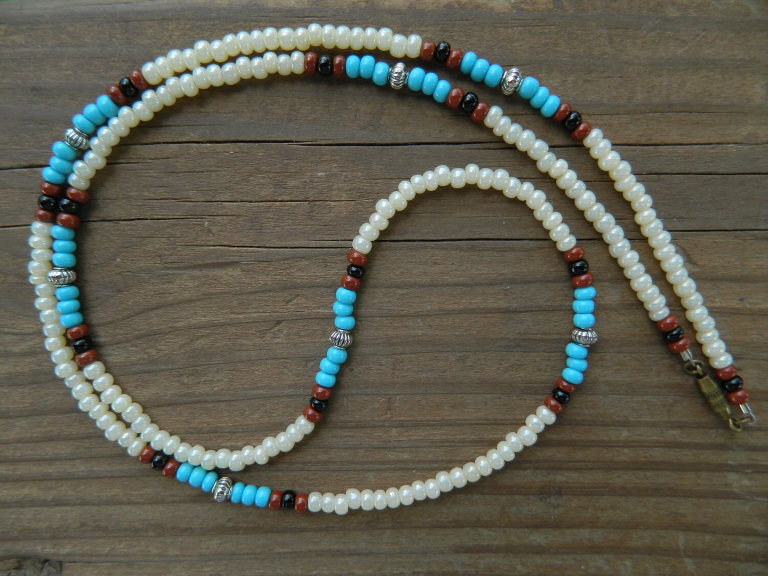 YaYa Vintage hippie necklace/Hippie bead necklace/Hippie Etsy