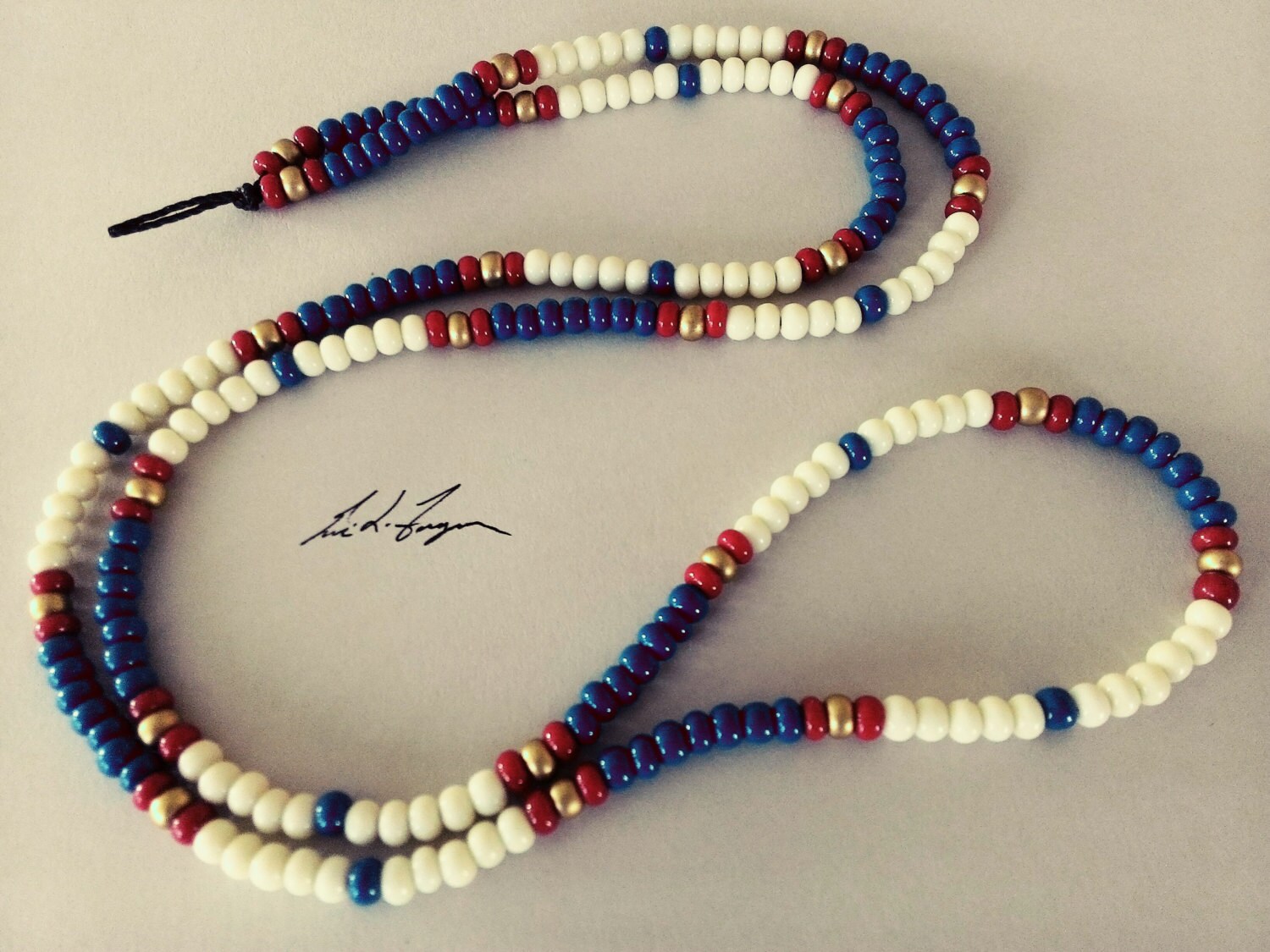 Jim morrison bead necklace deals