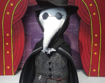 The Plague Doctor - Horror Art Doll
