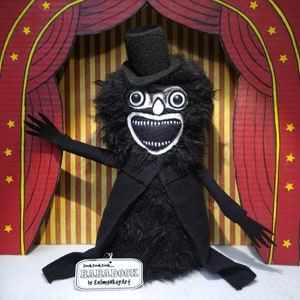 Il Babadook - Bambola d'arte horror in peluche fatta a mano