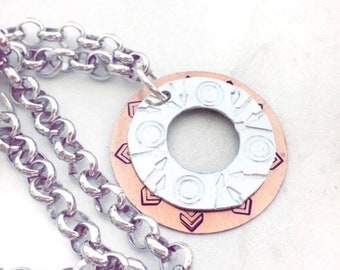 Sale - Archery Arrow Target Necklace by Precision Princess