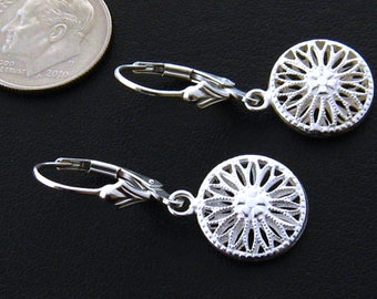 Sterling Silver Drop Earrings, Silver Drop Earrings, Sterling Silver Dangle Earrings, 925