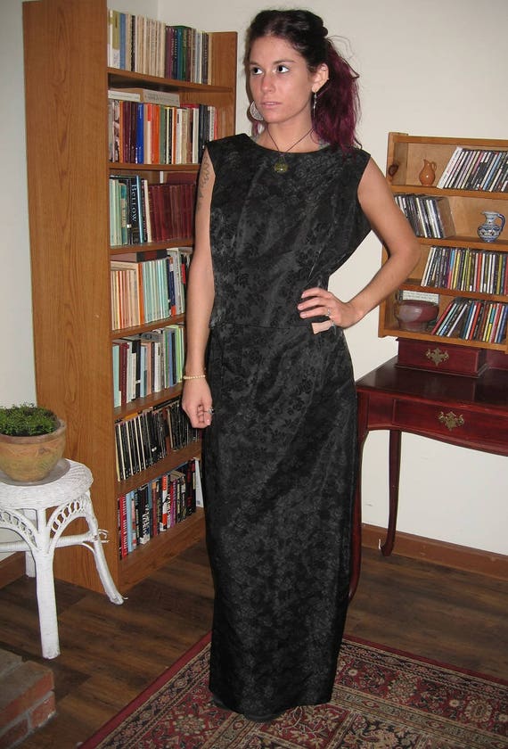 Rayon Taffeta Brocade 60's Cocktail Ensemble (Larg