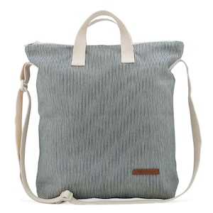 Tote Denim Bag, Tote Bag With Zipper, Denim Bag, Gift for Her, Crossbody Bags, Preschool Bag, Summer Bag, Denim Tote Kids Bag