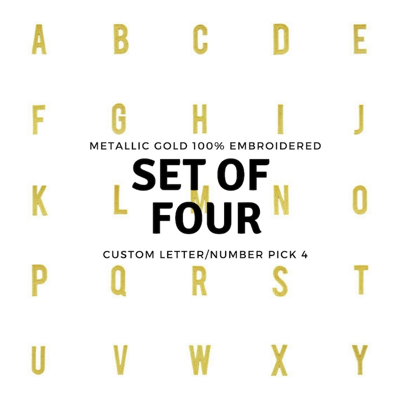 Iron On Letters And Numbers