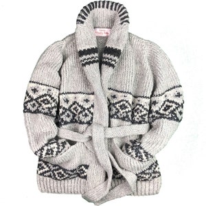 Cardigan Sweater Chunky Knit With Tie Starsky Marilyn