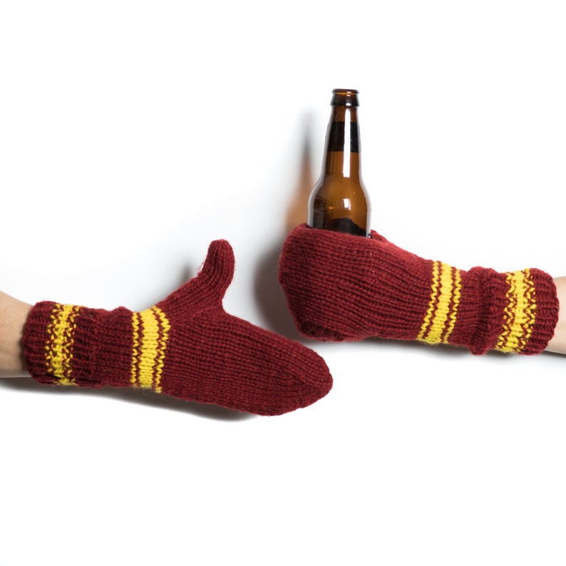 Beer Mittens Drinking Gloves Beer Gifts For Him Gifts Under Etsy