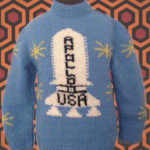 Kids The Shining Movie Apollo Sweater - New - Replica - room 237 - in stock --children&#39;s knit wool sweater