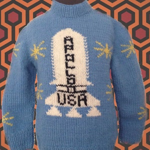 Custom Kids The Shining Movie Apollo Sweater New Replica room 237 Made to Order children's knit wool sweater 914.MTO image 1