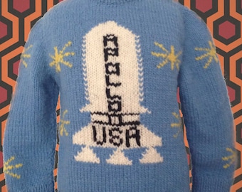 Kids The Shining Movie Apollo Sweater - New - Replica - room 237 - in stock --children's knit wool sweater