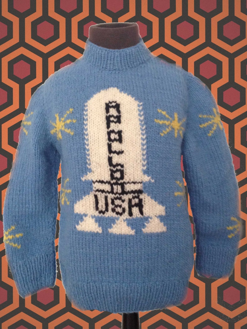 Custom Kids The Shining Movie Apollo Sweater New Replica room 237 Made to Order children's knit wool sweater 914.MTO image 1