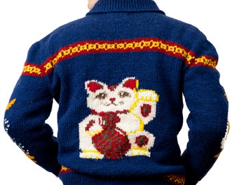 【YOURNUS】Cats Wool Knit Sweatshirt cool cat sweatshirt – NUNUNU