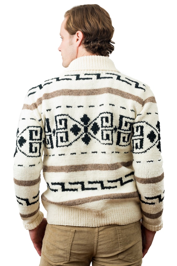 Big Lebowski Sweater the Dude Sweater Cowichan Style Men s Sweater