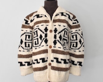 Enfants: Big Lebowski / Cardigan Little Dude / Cowichan Style Kid’s Sweater - fait sur commande