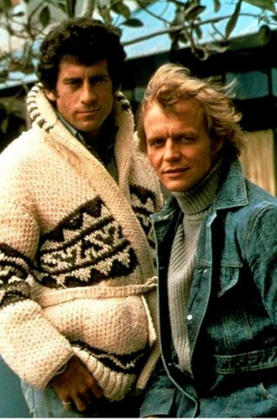 Pull Starsky fait à la main Starsky et Hutch Replica Cardigan - Etsy France