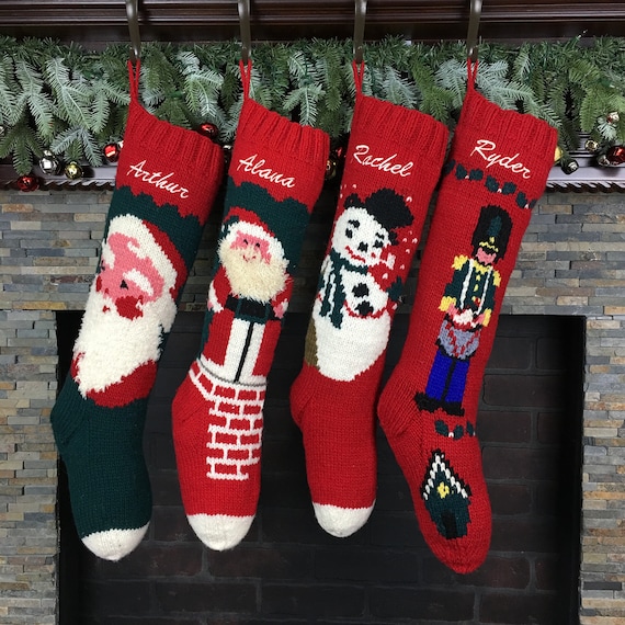 Personalized top sweater stockings