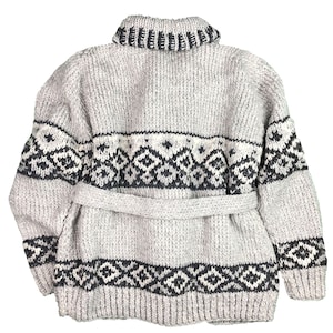 Cardigan Sweater Chunky Knit With Tie Starsky Marilyn Sweater made to order image 3