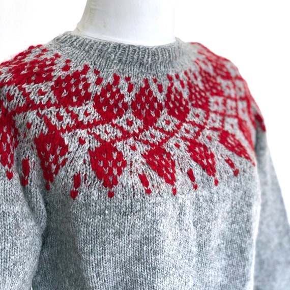 Women's Icelandic Style Sweater Lopapeysa Hand Knit Wool | Etsy