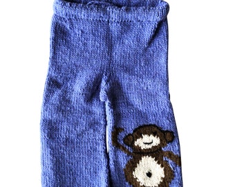 Pantalon pour tout-petit, Longies en laine d’automne d’hiver, Leggings pour bébé Pull Pantalon en tissu Couches