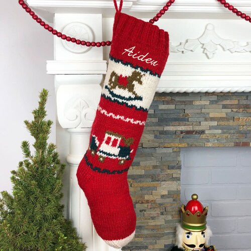 Christmas Stocking Personalized Girls Mary Maxim Gingerbread Etsy