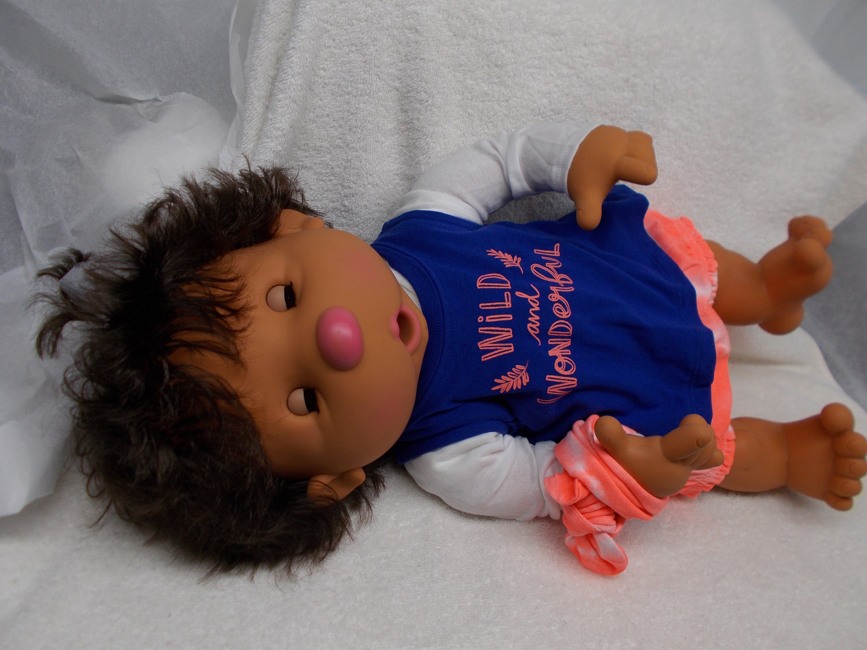 Jumbo RARE Vintage Vicma Bamboo Doll From Spain Vinyl Cloth
