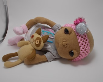 作家テディベア　jan doll OOAK Jan shackelford Lot - Jan Shackelford Artist Doll OOAK 