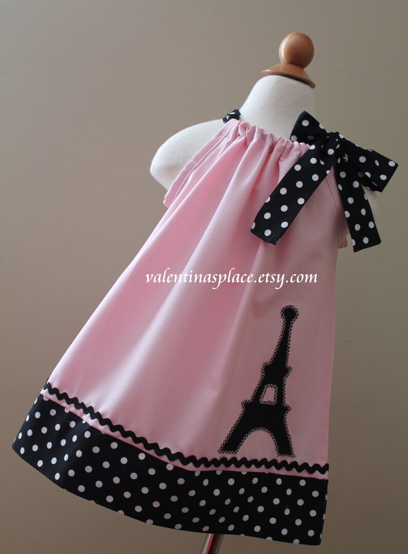 Lovely Eiffel Tower Paris pillowcase dress