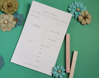 Daily To-Do List Notepad — Undated Minimalist Desk Pad for Writers and Creatives