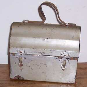 Vintage 1930s Lunchbox man cave decor